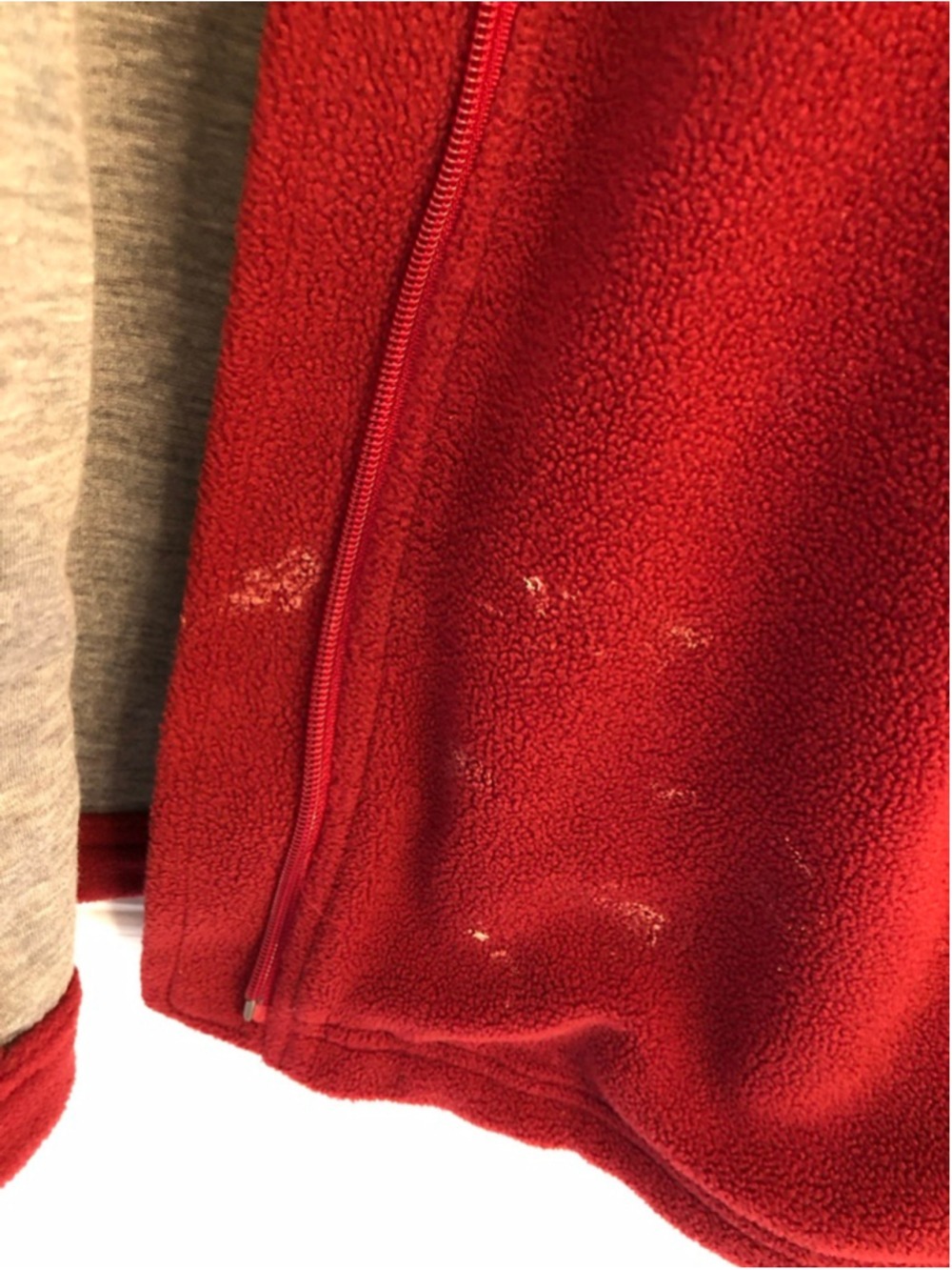 Size XL NFL Washington Redskins Zip Fleece Jacket Vintage Historic Retired Logo - Picture 10 of 12